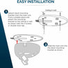 MarshallingTech™ 360 Degree Dual Laser Garage Tech Parking Assistance