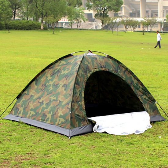 Ultralight Camo-Camper Portable Quick Pitch Universal Dome Tent