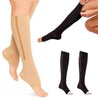 Open Toe Zipper Compression Stockings For Men and Women - Veteran Merchandise