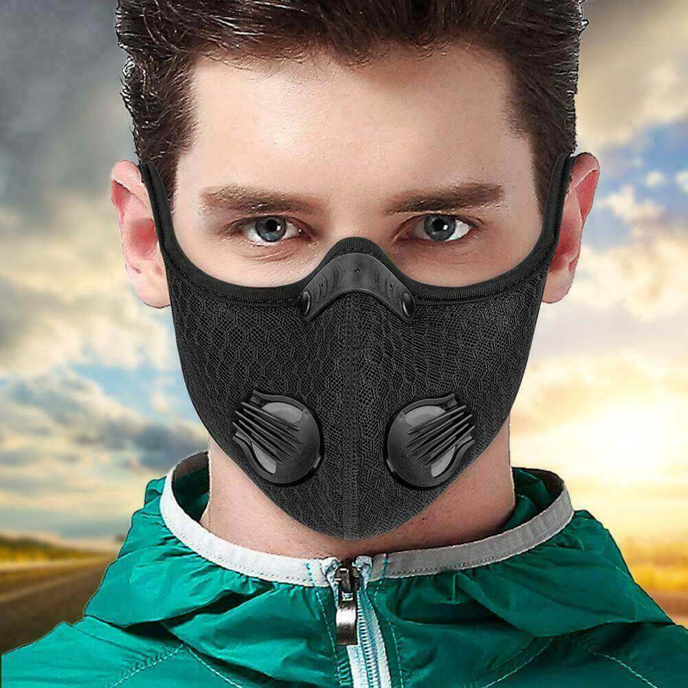 BreatheSoClear™ Double Exhale Face Mask With PM 2.5 Filter