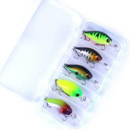 4g Crankmaster FatBoy Bass Classic Lure 5 Piece Assorted Bundle Pack