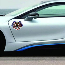 Medium Auto Decal Eagle USA Flag