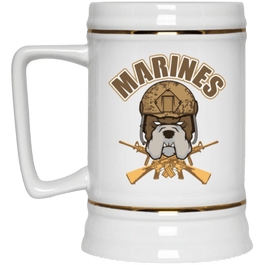 Marine Bulldog Beer Stein
