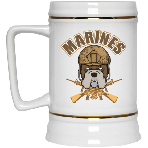 Marine Bulldog Beer Stein