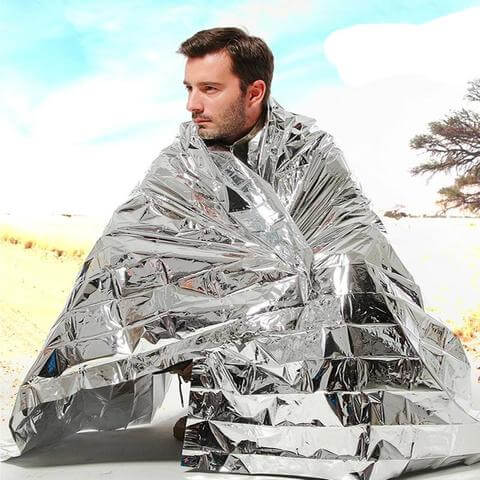 Outdoor Thermal Foil Emergency Survival Rescue Blanket - Veteran Merchandise