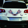 Large Auto Decal Eagle USA Flag