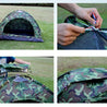 Ultralight Camo-Camper Portable Quick Pitch Universal Dome Tent