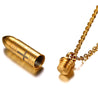 In Loving Memory Collection - Our Lords Prayer Engraved Bullet Urn Keepsake Pendant Necklace
