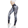 High Wasted Soring Wing Printed Sports Leggings - Veteran Merchandise