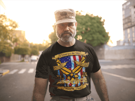 Air Force Veteran - I Stand For The Flag