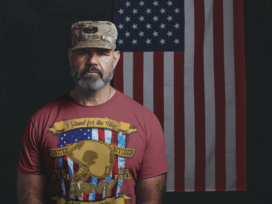 Army Veteran - I Stand For The Flag